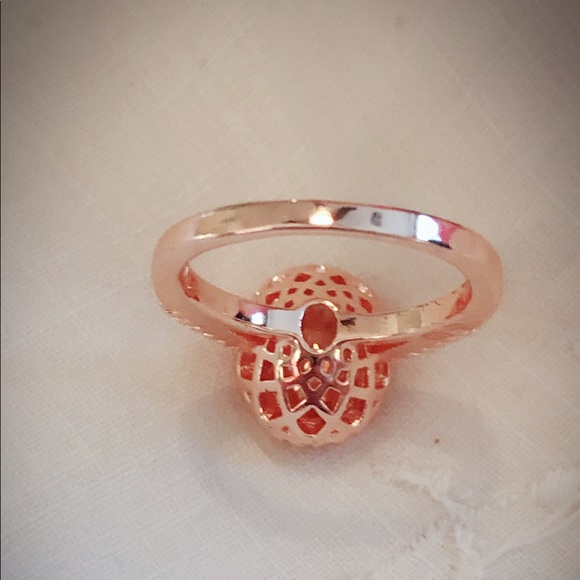 2.5ctw Morganite Rose Gold Fashion Ring - Picture 6 of 7